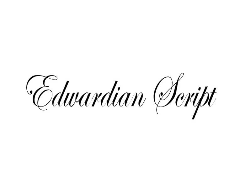 free edwardian script font download